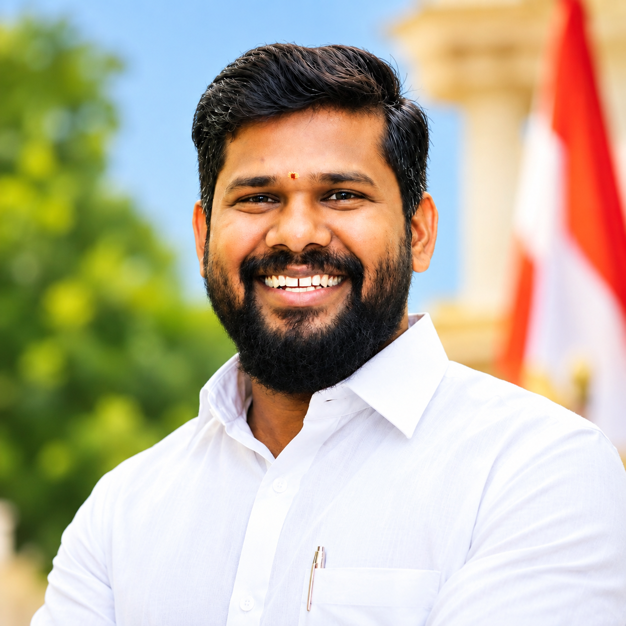 S. R. Krishnan, President of Makkal Thalaimurai Katchi